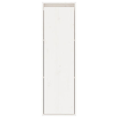 Seinäkaapit 2 kpl valkoinen 30x30x100 cm täysi mänty