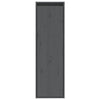 Seinäkaapit 2 kpl harmaa 30x30x100 cm täysi mänty