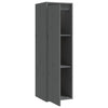Seinäkaapit 2 kpl harmaa 30x30x100 cm täysi mänty
