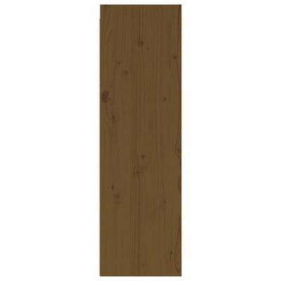 Seinäkaapit 2 kpl hunajanruskea 30x30x100 cm täysi mänty
