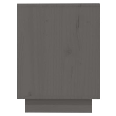 Kenkäkaappi harmaa 110x34x45 cm täysi mänty