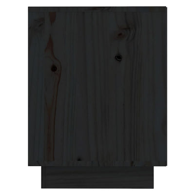 Kenkäkaappi musta 110x34x45 cm täysi mänty