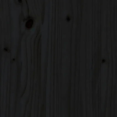 Kenkäkaappi musta 110x34x45 cm täysi mänty
