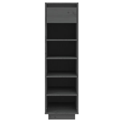 Harmaa kenkäkaappi Stamenca 30x34x105cm (mänty)