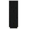 Musta kenkäkaappi Stamenca 34x30x105cm (mänty)