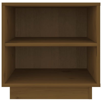 Yöpöydät 2 kpl hunajanruskea 40x34x40 cm täysi mänty