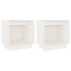 Valkoinen yöpöydät Turc 40x30x40cm (2 kpl, mänty)