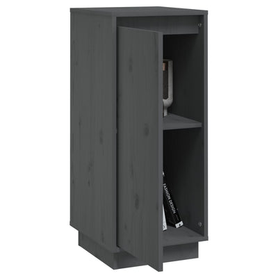 Senkit 2 kpl harmaa 31,5x34x75 cm täysi mänty