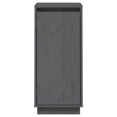 Senkit 2 kpl harmaa 31,5x34x75 cm täysi mänty