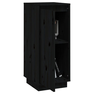 Senkit 2 kpl musta 31,5x34x75 cm täysi mänty