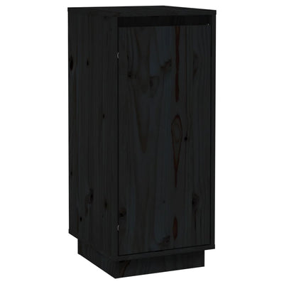 Senkit 2 kpl musta 31,5x34x75 cm täysi mänty