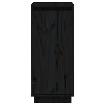 Senkit 2 kpl musta 31,5x34x75 cm täysi mänty