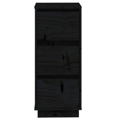 Senkit 2 kpl musta 32x34x75 cm täysi mänty
