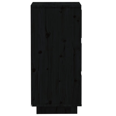 Senkit 2 kpl musta 32x34x75 cm täysi mänty