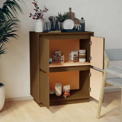 Senkki hunajanruskea 60x34x75 cm täysi mänty