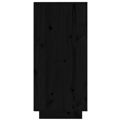 Senkki musta 60x34x75 cm täysi mänty
