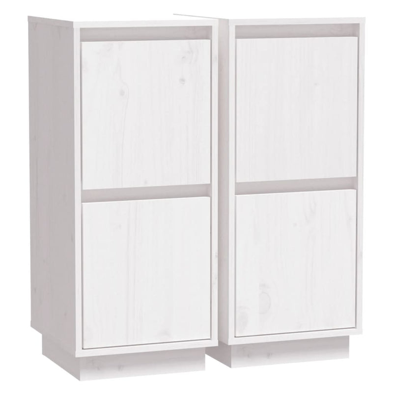 Valkoinen senkit Jacoby 31,5x34x75cm (2 kpl mänty)