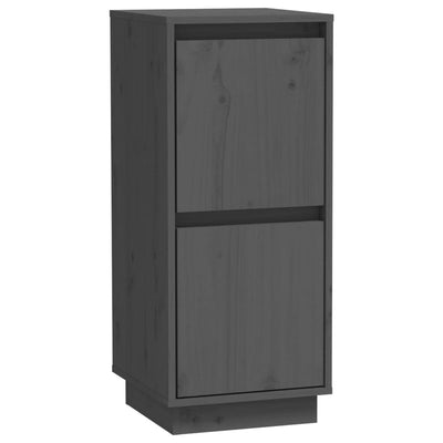 Senkit 2 kpl harmaa 31,5x34x75 cm täysi mänty