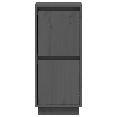 Senkit 2 kpl harmaa 31,5x34x75 cm täysi mänty