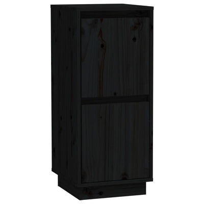 Senkit 2 kpl musta 31,5x34x75 cm täysi mänty