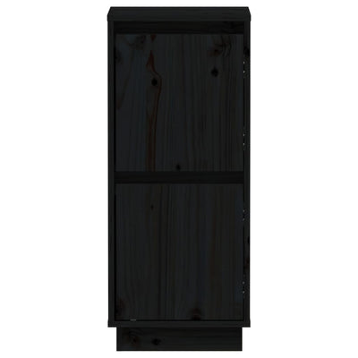 Senkit 2 kpl musta 31,5x34x75 cm täysi mänty