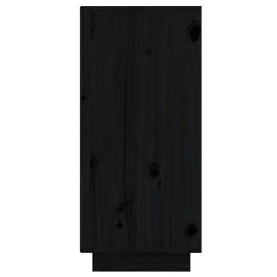 Senkki musta 60x34x75 cm täysi mänty