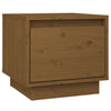 Yöpöydät 2 kpl hunajanruskea 35x34x32 cm täysi mänty
