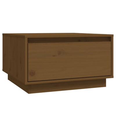 Sohvapöytä hunajanruskea 55x56x32 cm täysi mänty