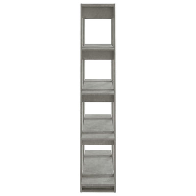 Kirjahylly/tilanjakaja betoninharmaa 100x30x160 cm
