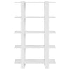 Valkoinen kirjahylly/tilanjakaja Vitzu 100x30x160cm