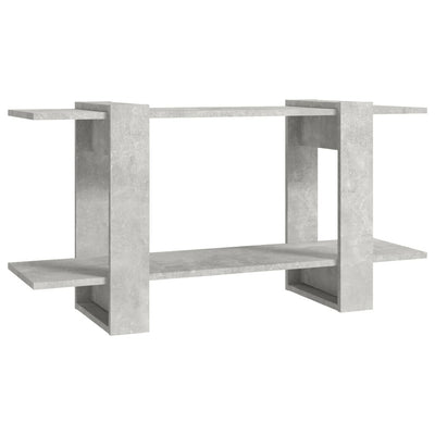 Kirjahylly betoninharmaa 100x30x51 cm tekninen puu