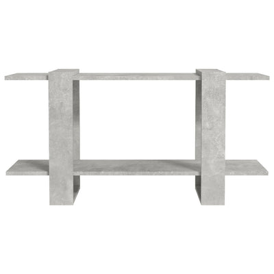 Kirjahylly betoninharmaa 100x30x51 cm tekninen puu