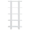 Valkoinen kirjahylly/tilanjakaja Margarin 80x30x160cm
