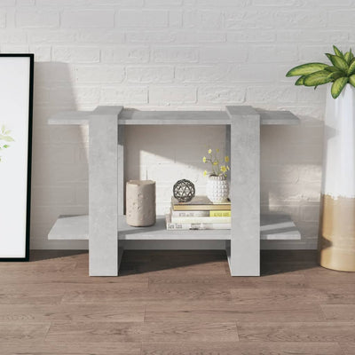 Kirjahylly/tilanjakaja betoninharmaa 80x30x51 cm