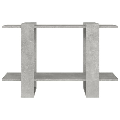 Kirjahylly/tilanjakaja betoninharmaa 80x30x51 cm