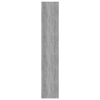 Kirjahylly/tilanjakaja betoninharmaa 60x30x166 cm tekninen puu