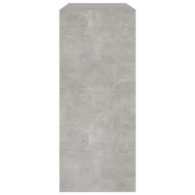 Kirjahylly/tilanjakaja betoninharmaa 80x30x72 cm