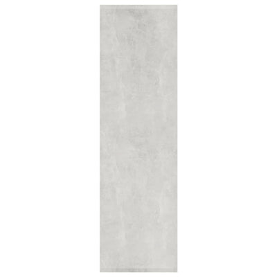 Kirjahylly/tilanjakaja betoninharmaa 80x30x103 cm tekninen puu