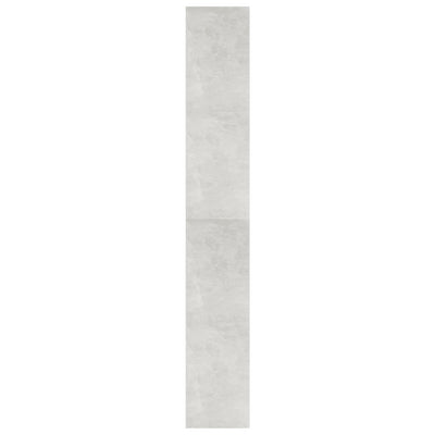 Kirjahylly/tilanjakaja betoninharmaa 100x30x198 cm tekninen puu