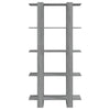 Harmaa kirjahylly/tilanjakaja Margarin 80x30x160cm (puinen)