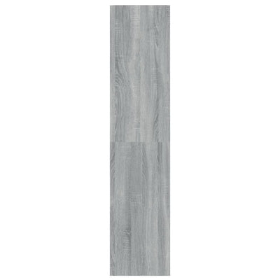 Kirjahylly/tilanjakaja harmaa Sonoma 40x30x135 cm