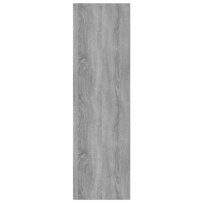 Kirjahylly/tilanjakaja harmaa Sonoma 60x30x103 cm tekninen puu
