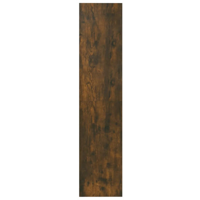 Kirjahylly/tilanjakaja savutammi 60x30x135 cm tekninen puu