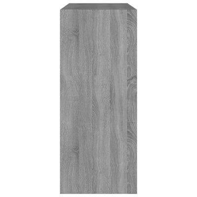 Kirjahylly/tilanjakaja harmaa Sonoma 80x30x72 cm