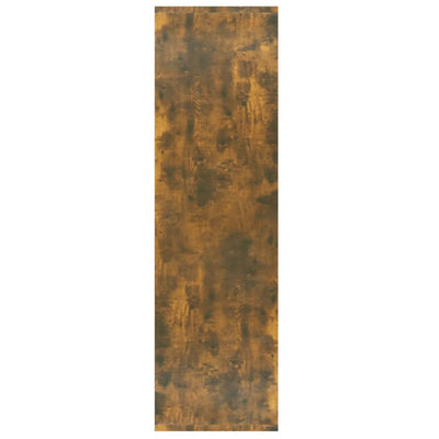 Kirjahylly/tilanjakaja savutammi 80x30x103 cm tekninen puu