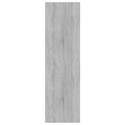 Kirjahylly/tilanjakaja harmaa Sonoma 80x30x103 cm tekninen puu