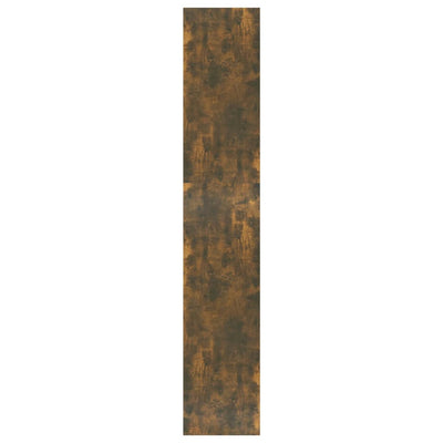 Kirjahylly/tilanjakaja savutammi 80x30x166 cm tekninen puu