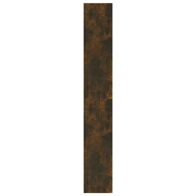 Kirjahylly/tilanjakaja savutammi 80x30x198 cm tekninen puu