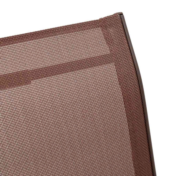 Ruskea pinottavat puutarhatuolit Feodoria (2 kpl textilene kangas)