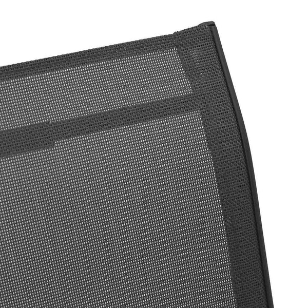 Musta pinottavat puutarhatuolit Feodoria 4 kpl (textilene kangas)